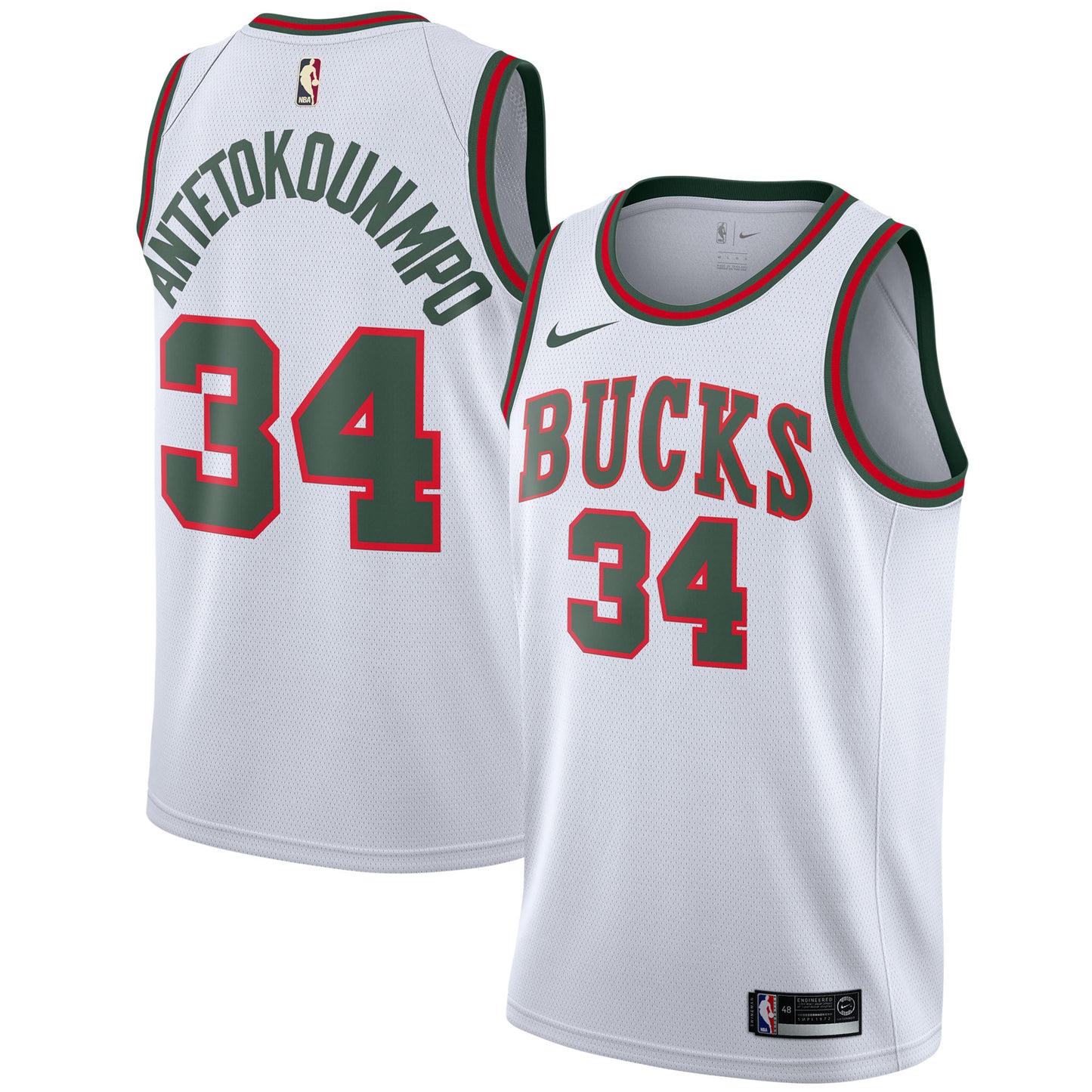MAILLOT MILWAUKEE BUCKS - GIANNIS ANTETOKOUNMPO
