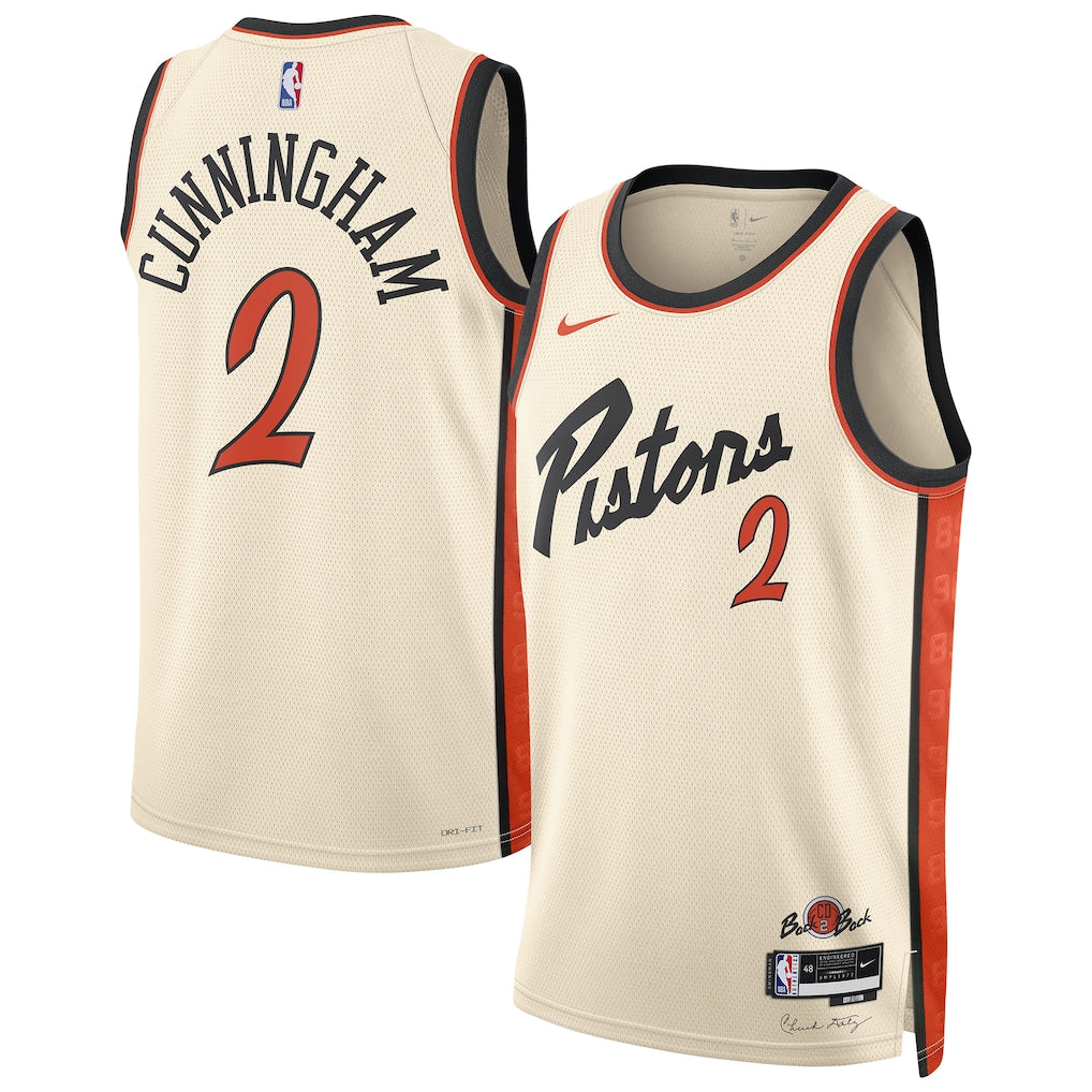MAILLOT DETROIT PISTONS - CADE CUNNINGHAM